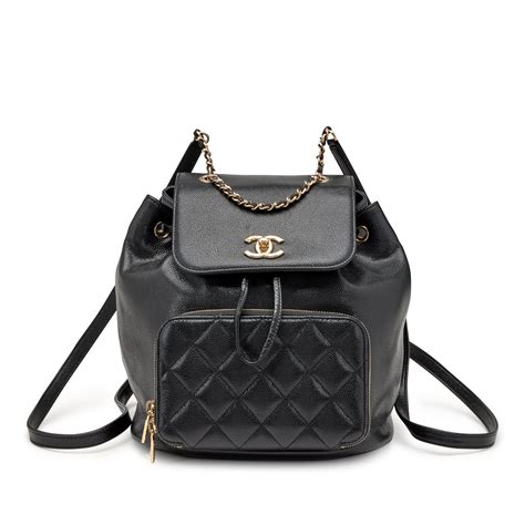 chanel black caviar backpack|Chanel Black Quilted Caviar Urban Spirit Backpack Pale Gold .